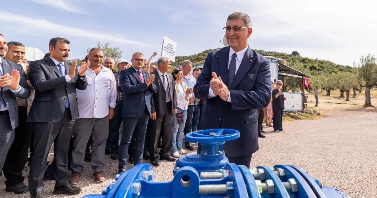 İzmir Dikili’de çiftçiye can suyu