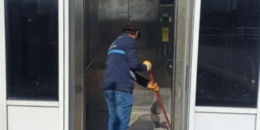 Kocaeli'de üst geçitlere hijyen dokunuşu